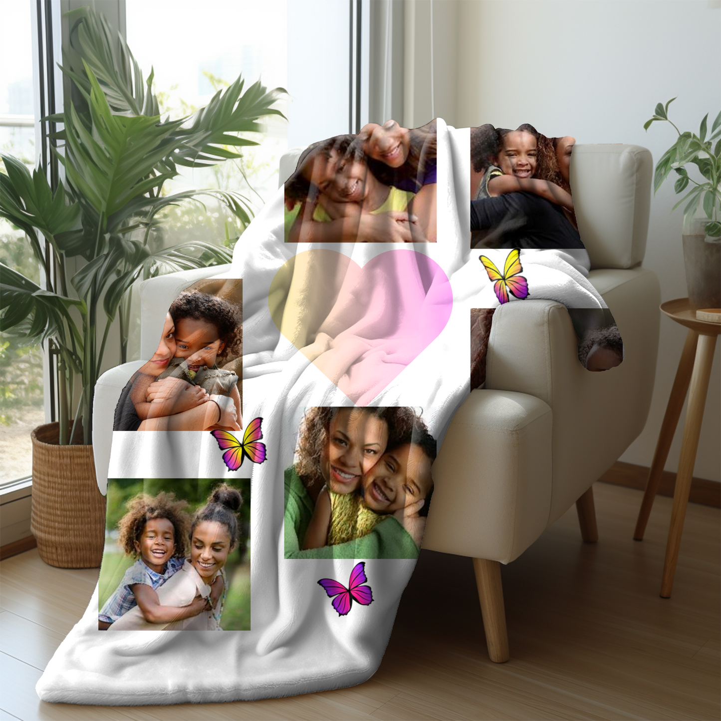 Mom Heart Blanket