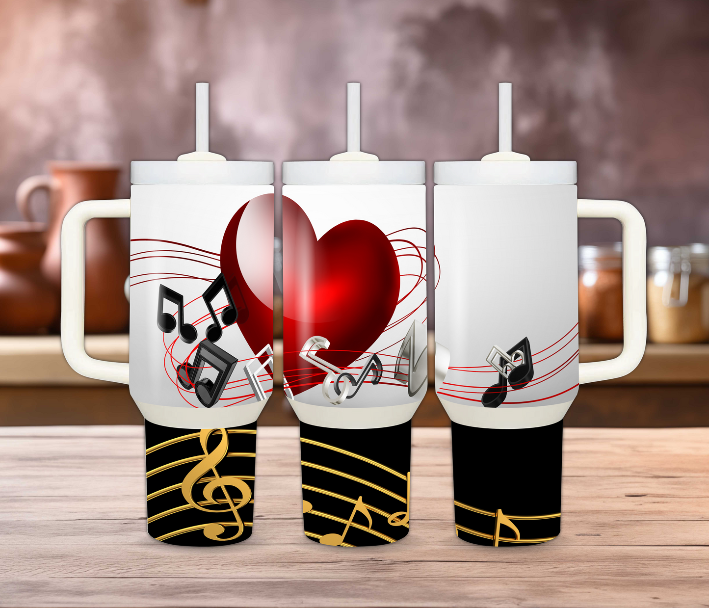 Music Love 40oz Tumbler