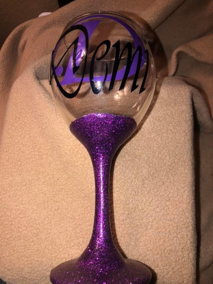 Personalized Wine Glass