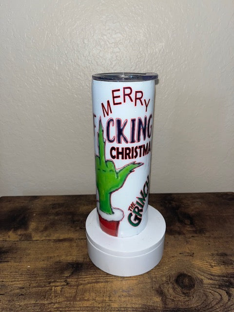 Merry F*cking Christmas The Grinch Who Stole Christmas Funny Cup Mug Tumbler