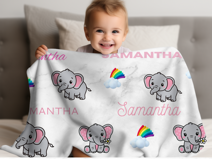 Elephant Baby Blanket