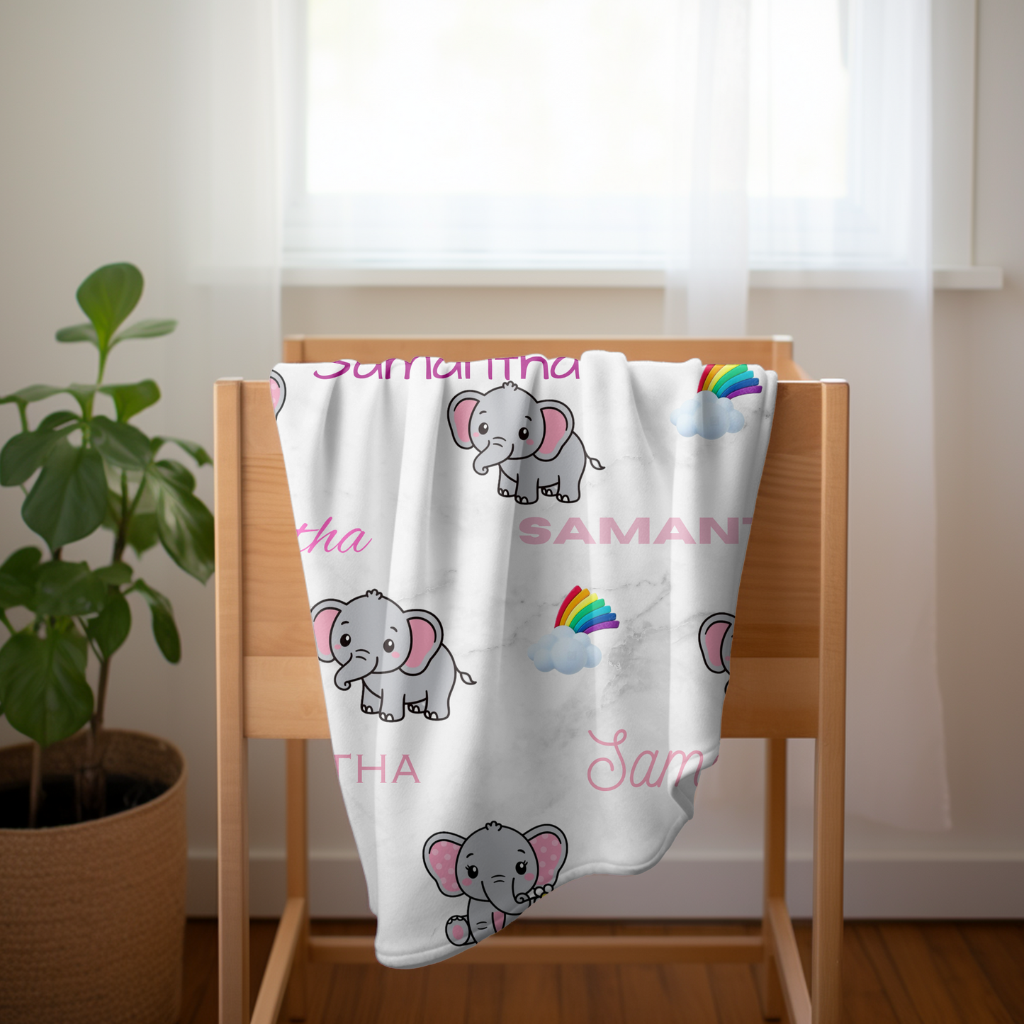 Elephant Baby Blanket