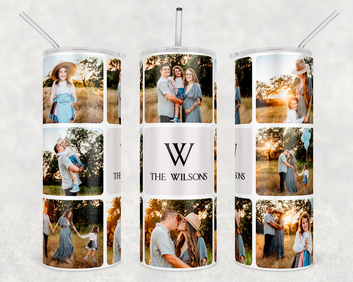 Family Photo Tumbler