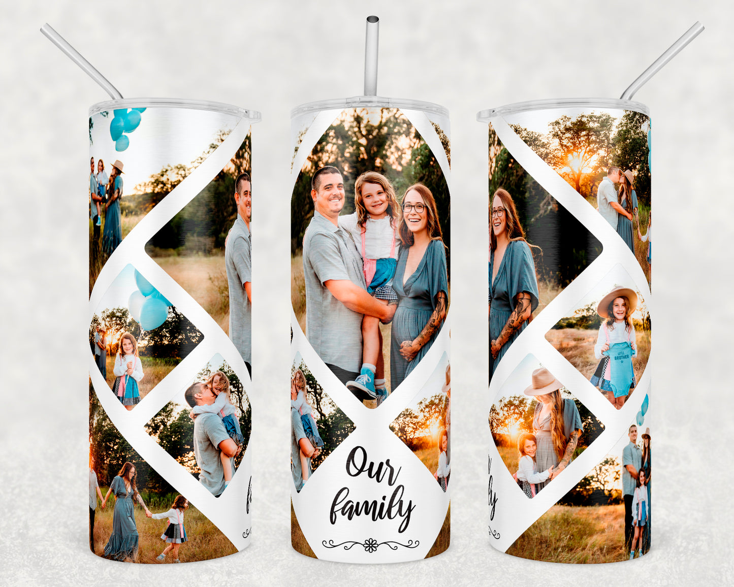 Family Photo Tumbler