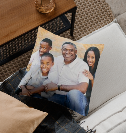 Solid Photo Pillow